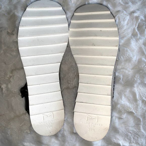 Marc Fisher Platform Espadrille Sandals Sz 5 1/2 5.5 - Picture 5 of 8
